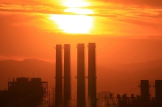 The Department of Water and Power (DWP) San Fernando Valley Generating Station is seen in Sun Valley, California.