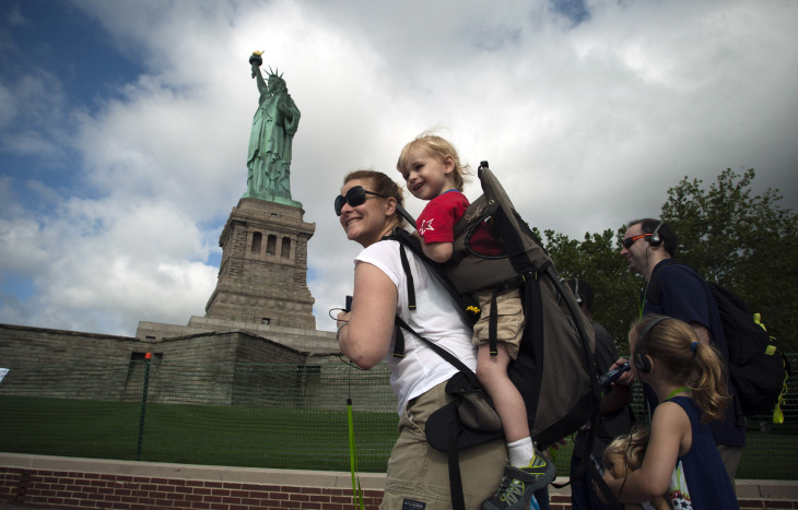 Statue Of Liberty Re-Opens To The Public For First Time Since Hurricane Sandy