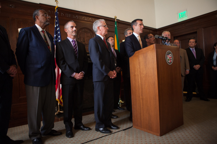 Eric Garcetti DWP City Hall