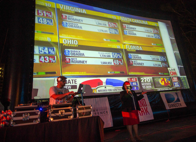 Grand Park Election Night - 2