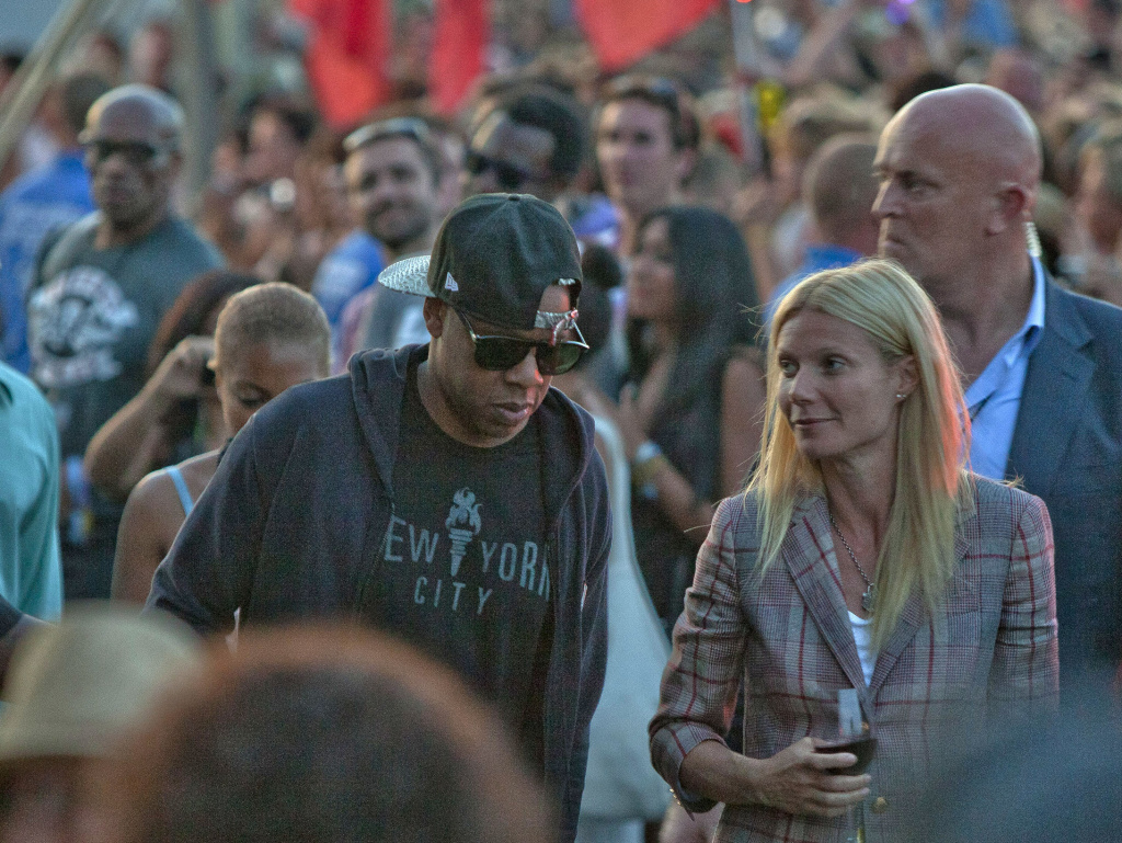 The actress Gwyneth Paltrow tweeted the N-word while at a Jay Z/Kanye West concert. Her music industry friends shrugged it off. Twitter did not.