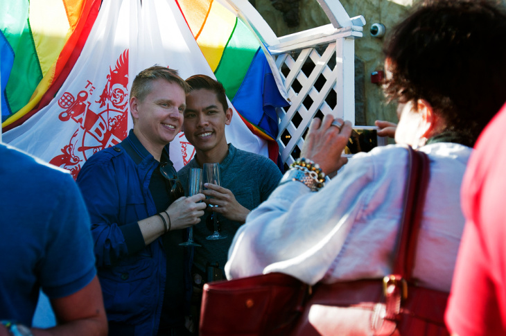 Prop 8 at Abbey in WeHo - 2