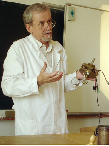 Professor Showing A Thing