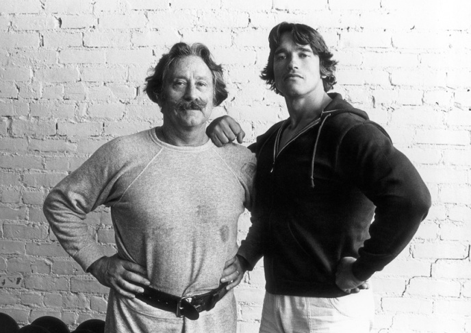 Joe Weider and Arnold Schwarzenegger