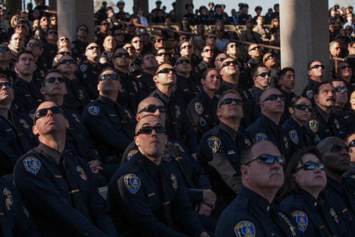 Michael Crain Funeral Dorner Shooting Riverside Funeral