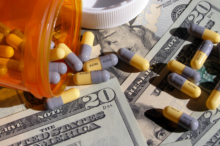 pills money medicine