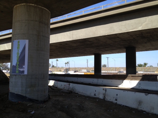 A section of the I-405 between the I-605 and Valley View Street will be closed for 20 hours this weekend to demolish the bridge seen above.
