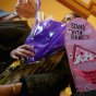 Code Pink activists deliver flowers, candies and other objects of thanks to Sen. Rand Paul's Capitol Hill offices Thursday for filibustering John Brennan's CIA nomination.