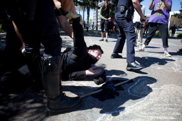 Protests Continue In Anaheim Against The Police Department's Recent Shootings