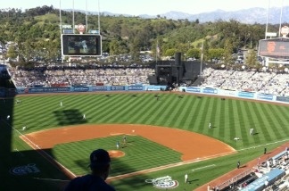 Opening day inside Dodgers Stadium, March 31, 2011.