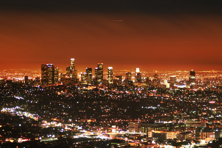 la skyline los angeles city dtla downtown