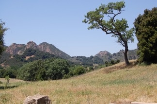 The red peaks at Malibu State Park