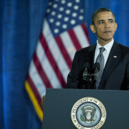 President Obama Gives An Economic Address At Kansas High School