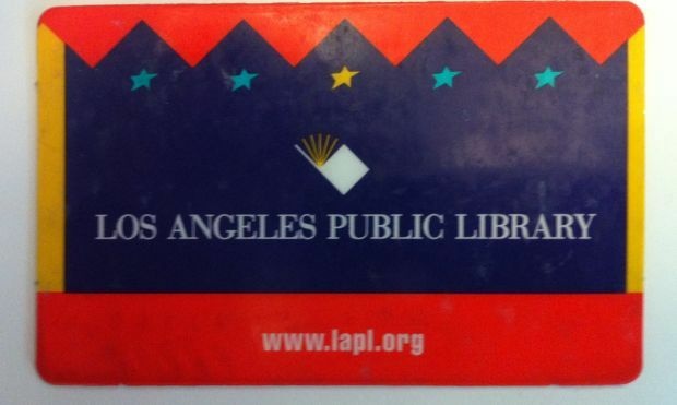LA City LIbrary Card