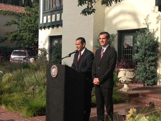 Antonio Villaraigosa Eric Garcetti