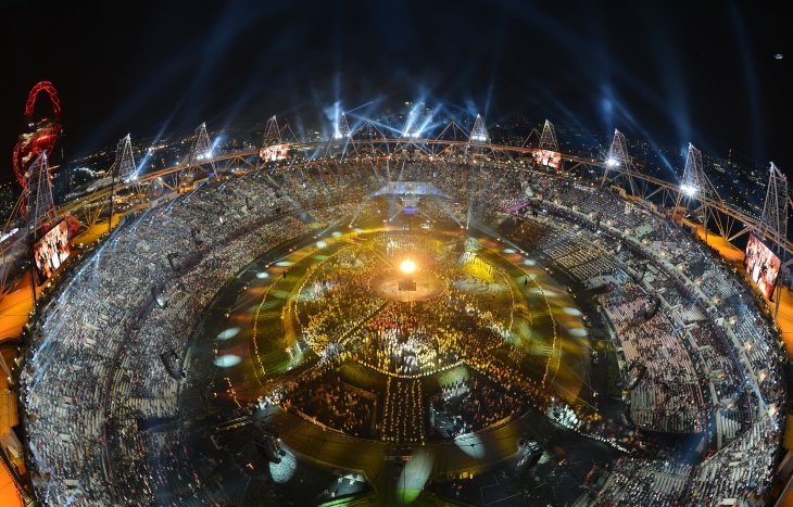 A picture taken with a robotic camera sh