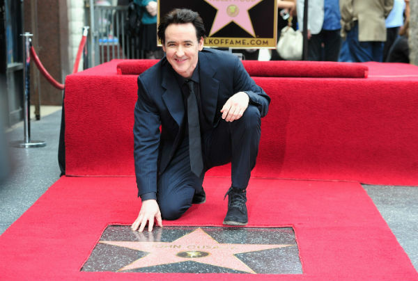 John Cusack receives his star on the Hollywood Walk of Fame on April 24, 2012 in Hollywood, California.