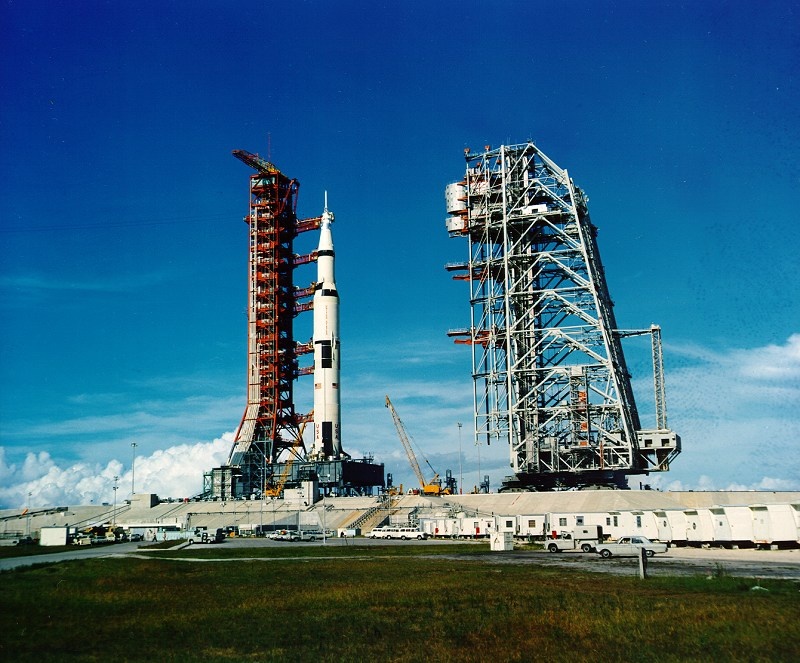 The Saturn V rocket.