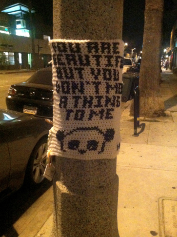 Yarn Bomb Decemberist