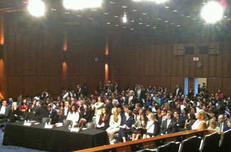 Packed house at the Senate hearing on the Dream Act