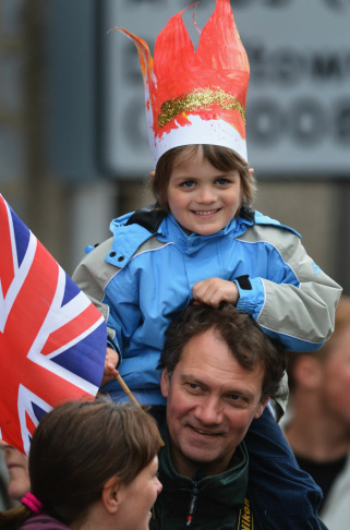 The Olympic Torch Continues Its Journey Around The UK