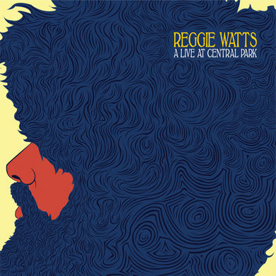 The cover of Reggie Watts' new CD/DVD "A Live In Central Park"