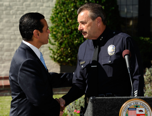 Mayor Antonio Villaraigosa Announces Charlie Beck as New LAPD Chief