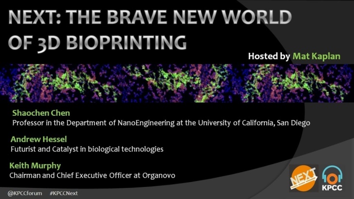 NEXT: The Brave New World of 3D Bioprinting