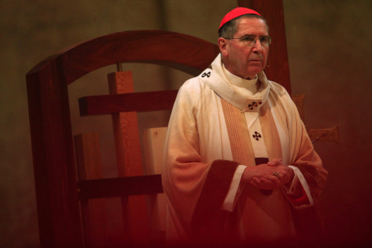 Cardinal Roger Mahony Celebrates Christmas Mass At The Cathedral Of Our Lady Of The Angels