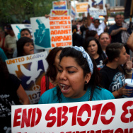 Activists Protest Arizona's Controversial Immigration Law In Phoenix