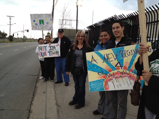 Lankershim prostituion protest