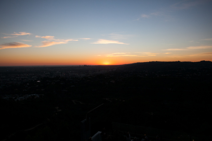 Huell Howser's memorial at Griffith Park