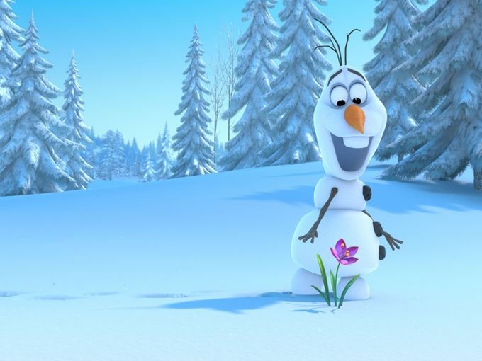 Still from the Disney animated film, "Frozen."