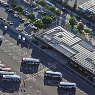 solar panels on Metro roof