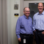 Larry Mantle and Jim Abbott