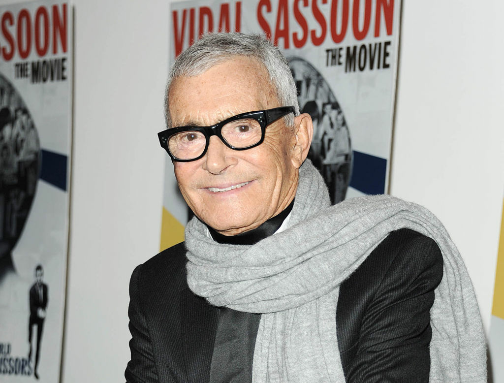 Vidal Sassoon at a special screening of "Vidal Sassoon: The Movie,” in New York in 2011. Sassoon, whose 1960s wash-and-wear cuts freed women from endless teasing and hairspray, died Wednesday, May 9, 2012, at his home. He was 84.