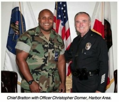 Christopher Dorner and LAPD Chief Bill Bratton