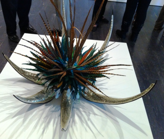 At the opening of MexiCali Biennial at Vincent Price Art Museum
