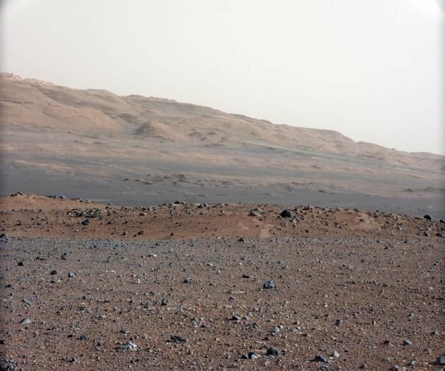 What a swale looks like — on Mars.