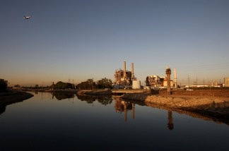 The AES natural gas power station stands on October 1, 2009 in Long Beach; at that time, the Obama administration authorized the Environmental Protection Agency to move forward on enacting new regulations on greenhouse gas emissions emitted from hundreds of power plants and large industrial facilities.