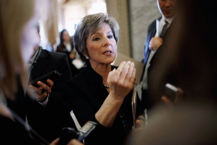 Senate Republicans Address The Press After Their Policy Luncheon