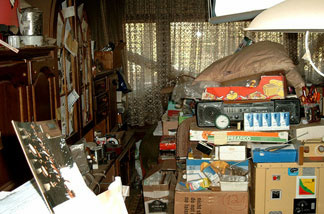 Many people with a hoarding anxiety disorder need to take baby steps in order to cope with organization — like cleaning a bit at a time, rather than getting rid of everything at once.