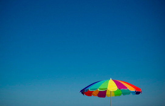 beach umbrella weather hot heat
