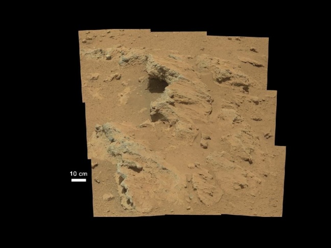 curiosity finds evidence of ancient flowing stream