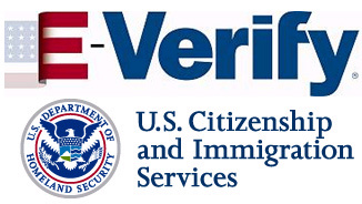 Logo for E-Verify.