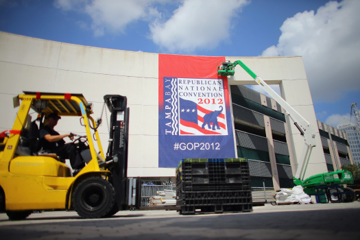 Tampa Prepares For Republican National Convention And Potential Hurricane
