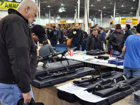Gun show in Chantilly, Va., last December.