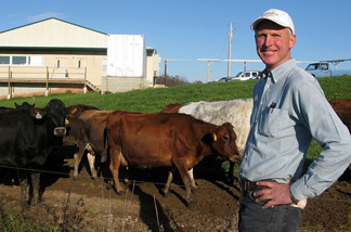 Warren Taylor owns Snowville Creamery, in Pomeroy, Ohio. He gets his milk from 235 brown Jersey cows that graze on a farm owned by his neighbor.
