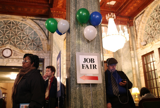 Career Fair Held For Job Seekers