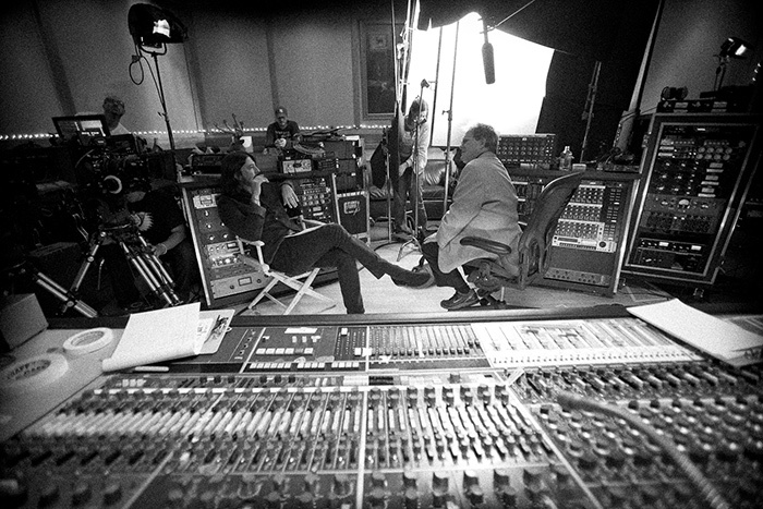 The legendary Neve sound mixing board.